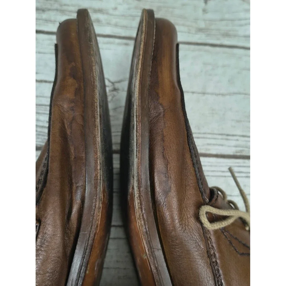 Martinelli Evolution Brown Leather Lace Up Oxford Shoes Men Size 43